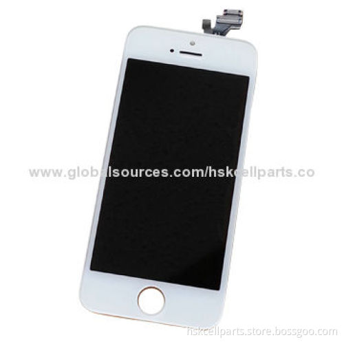 Replacement Kit LCD Screen and Digitizer Assembly for iPhone 5, Comes in White